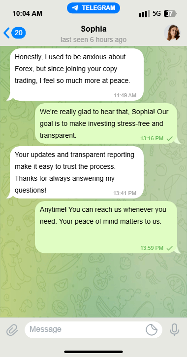 Sofia testimonial